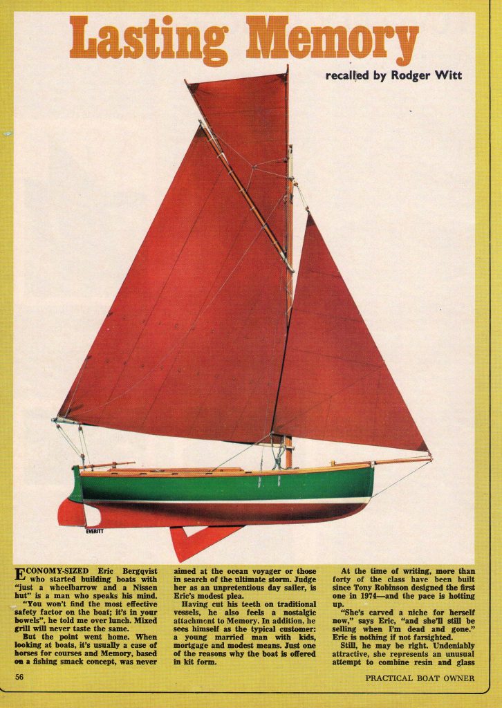 Lasting Memory - Page 1 (Practical Boat Owner January 1978)