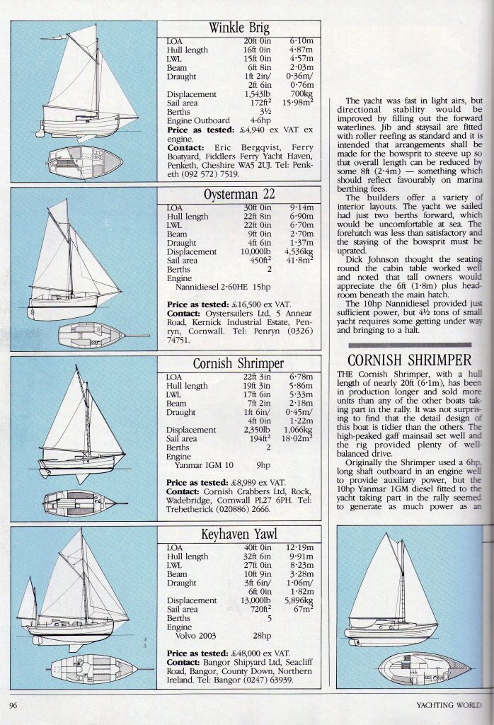 Yachting World Magazine - Page 5 (January 1987)